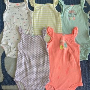 Baby Girl Five Pack Onesie